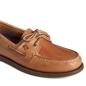 Sperry Leeward 2-Eye Boat Shoe Leather Mens Size 10.5